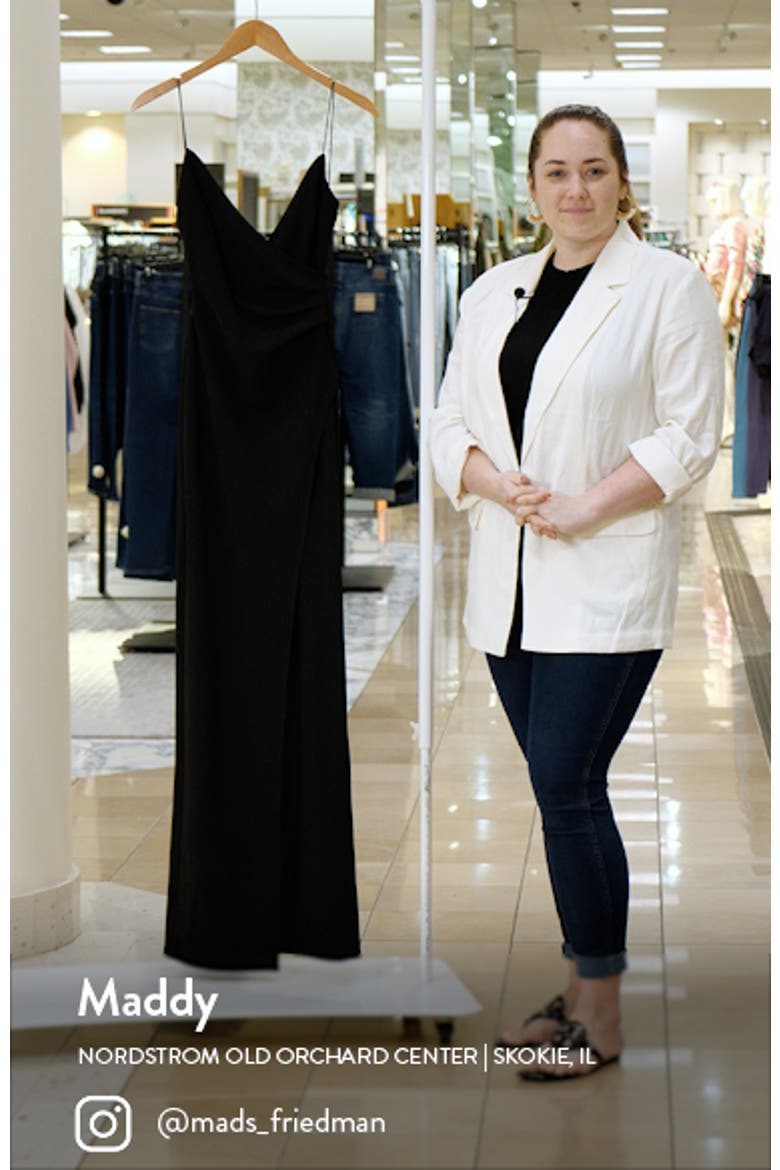 Surplice Open Back Tulip Hem Gown video