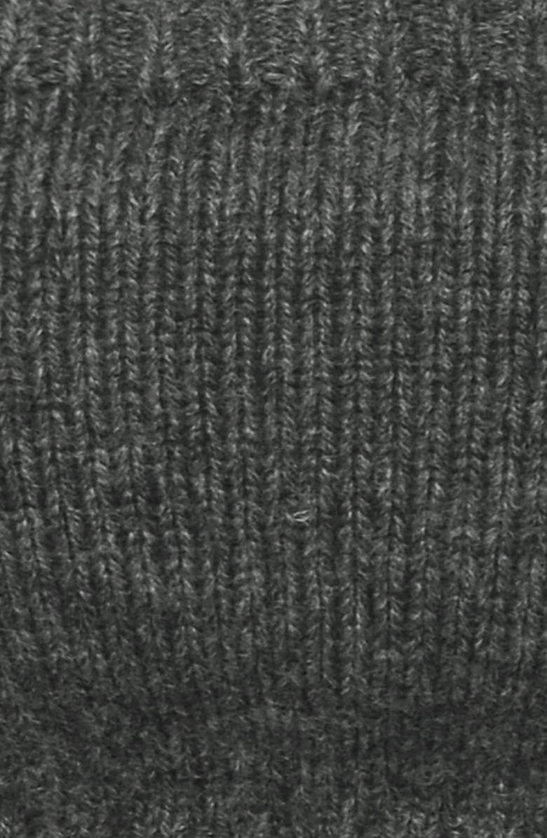 HOUSE OF CB Sia Ribbed Sweater Bralette, Alternate, color, Grey Melange