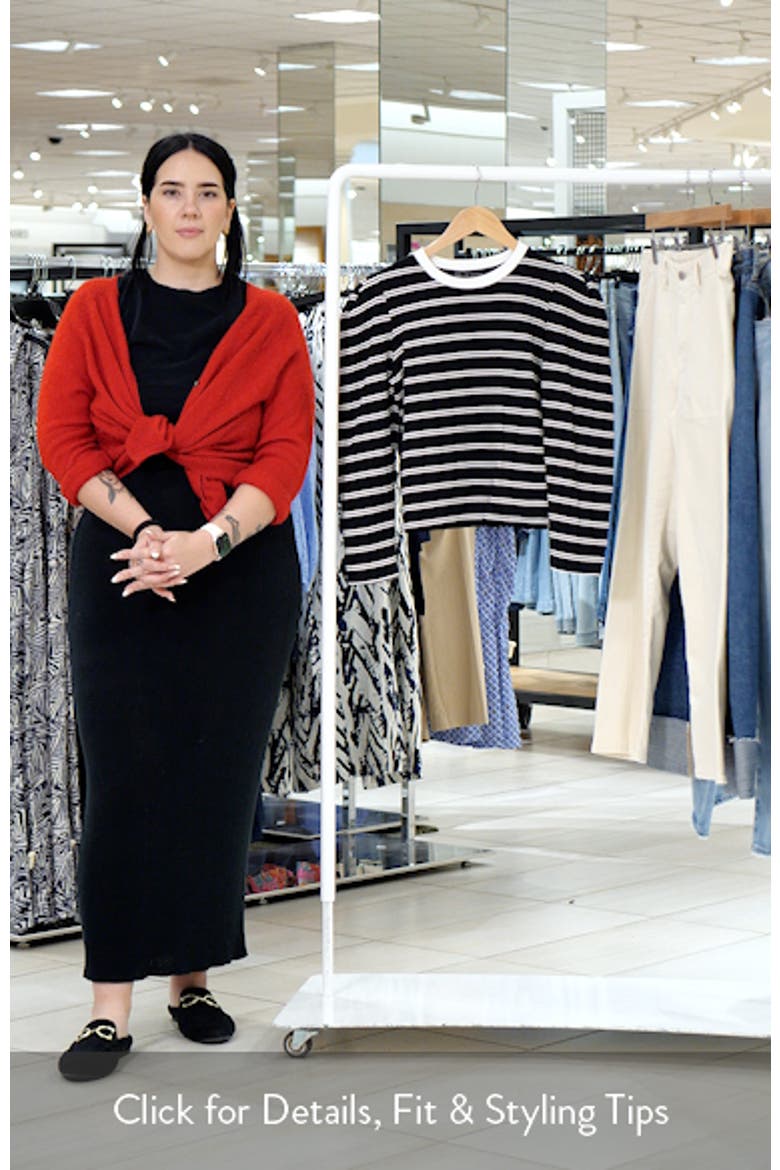 Stripe Puff Sleeve Top video