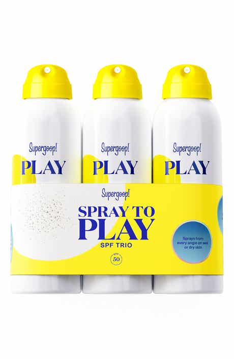 Supergoop!® Spray to Play SPF Trio $72 Value