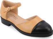 Journee Collection Tesley Cap Toe Mary Jane Flat