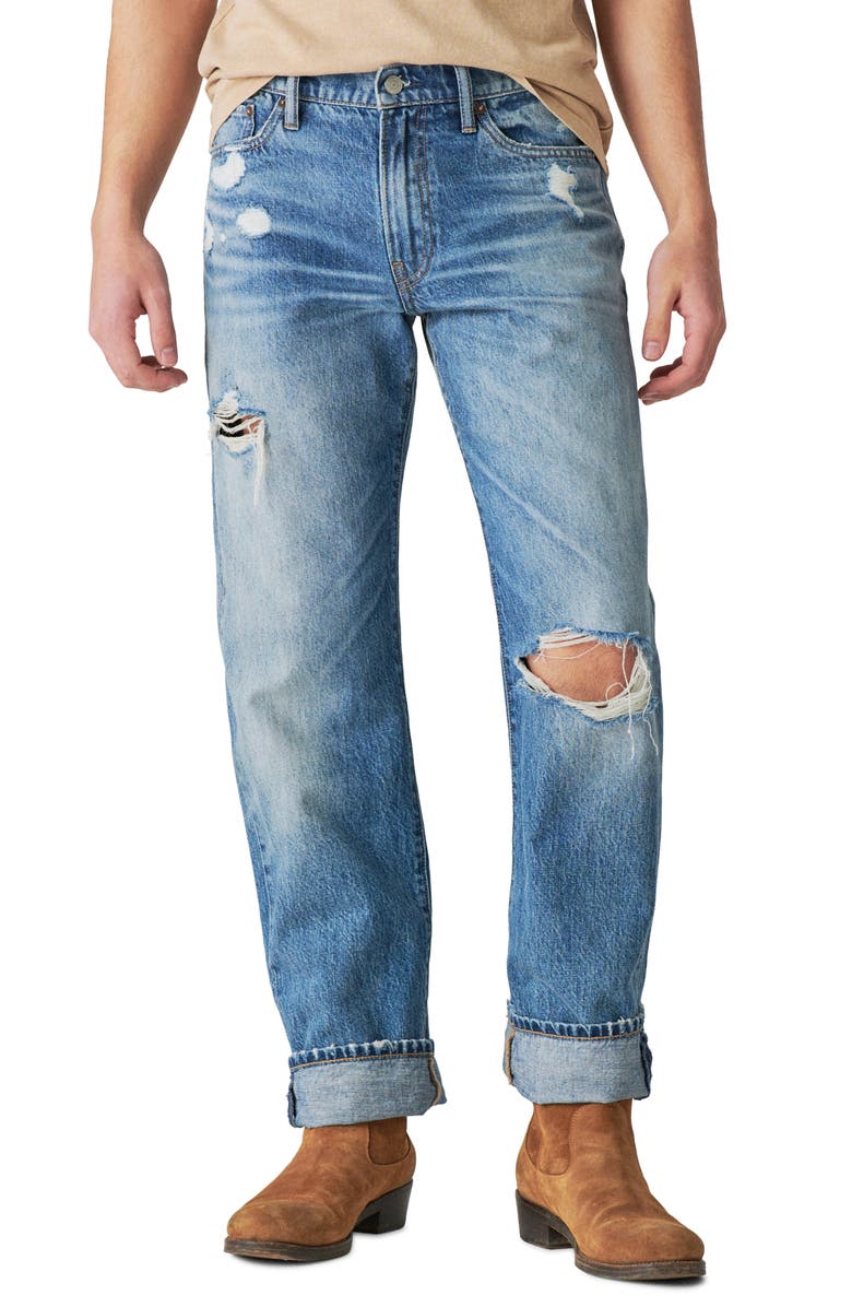 Lucky Brand 363 Straight Leg Jeans, Main, color, 