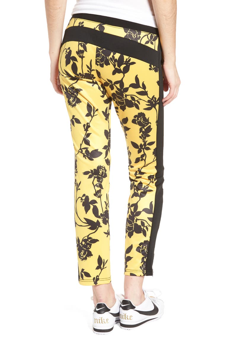 Crop Track Pants, Alternate, color, FLORAL SHADOW PRINT