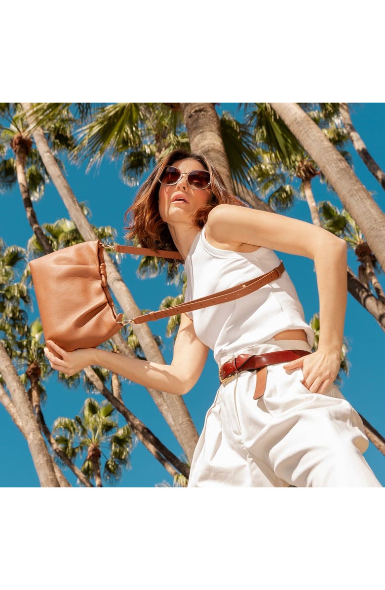 Esin Akan 3-in-1 Midi Richmond Leather Crossbody Bag, Alternate, color, Nutshell