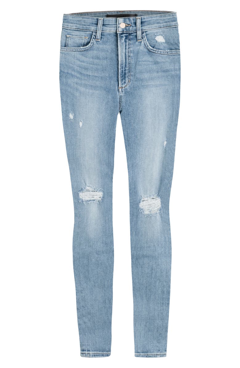 Joe's The Charlie Distressed High Waist Ankle Skinny Jeans, Alternate, color, 
