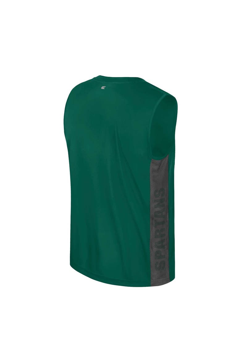 Youth Colosseum Green Michigan State Spartans Smak Talk Sleeveless T-Shirt, Alternate, color, Green
