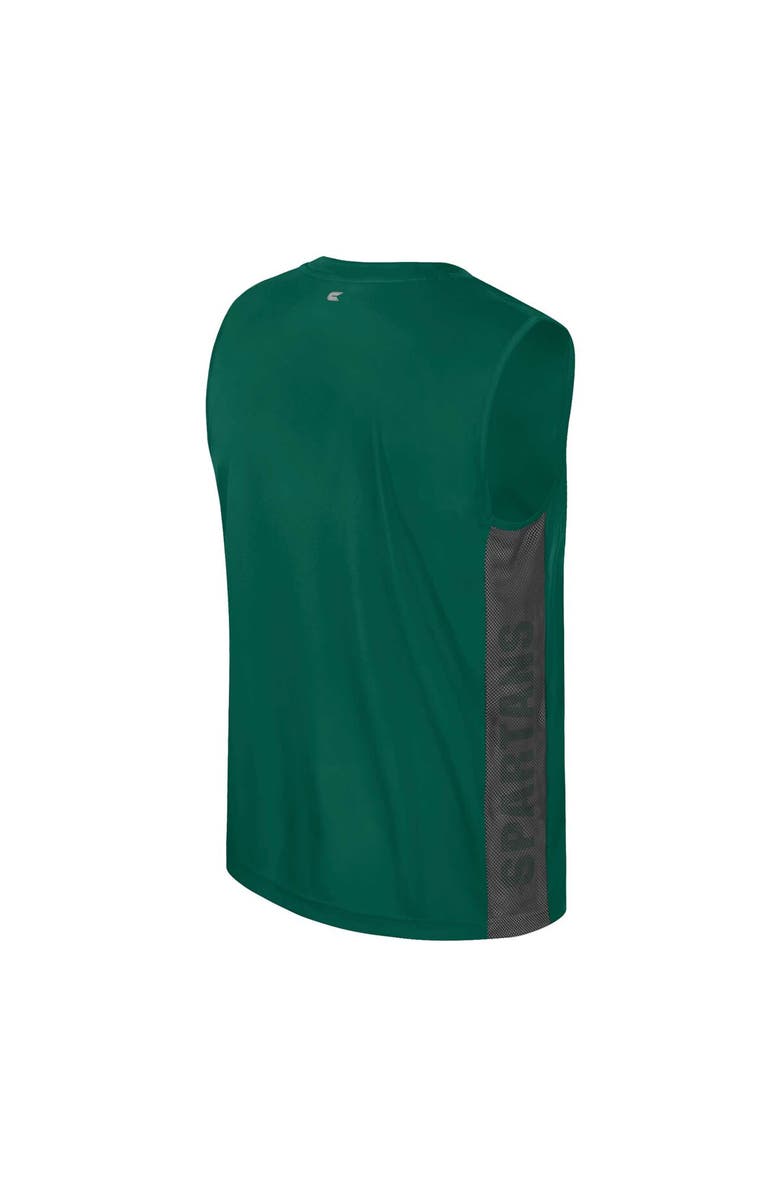 COLOSSEUM Youth Colosseum Green Michigan State Spartans Smak Talk Sleeveless T-Shirt, Alternate, color, Green