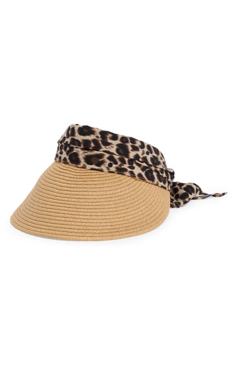 Chiffon Tie Back Visor