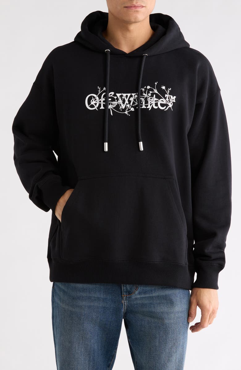 Off-White Bookish Flower Skate Hoodie, Main, color,