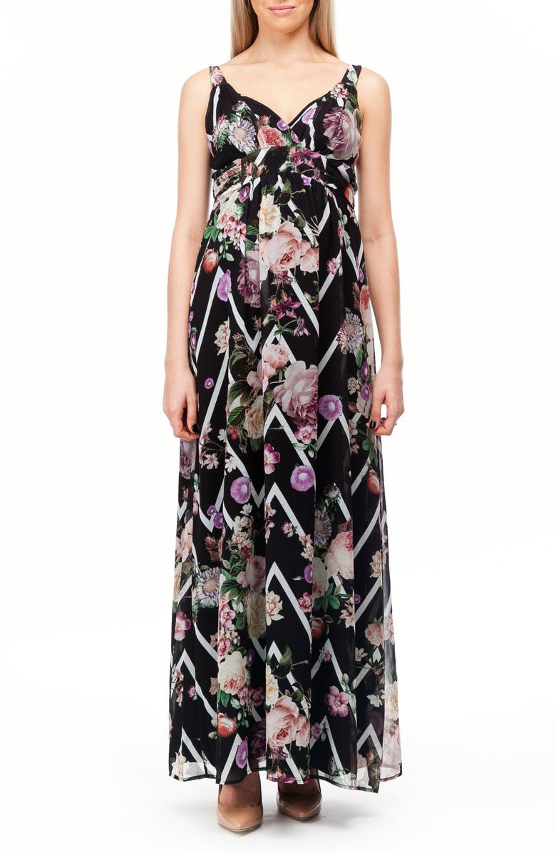 PIETRO BRUNELLI Murano Maternity Maxi Dress, Main, color, 