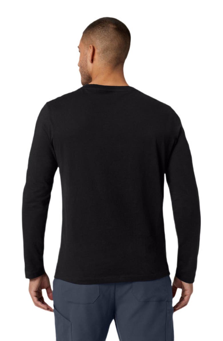 JAANUU Regen Men's Organic Cotton Underscrub, Alternate, color, Black
