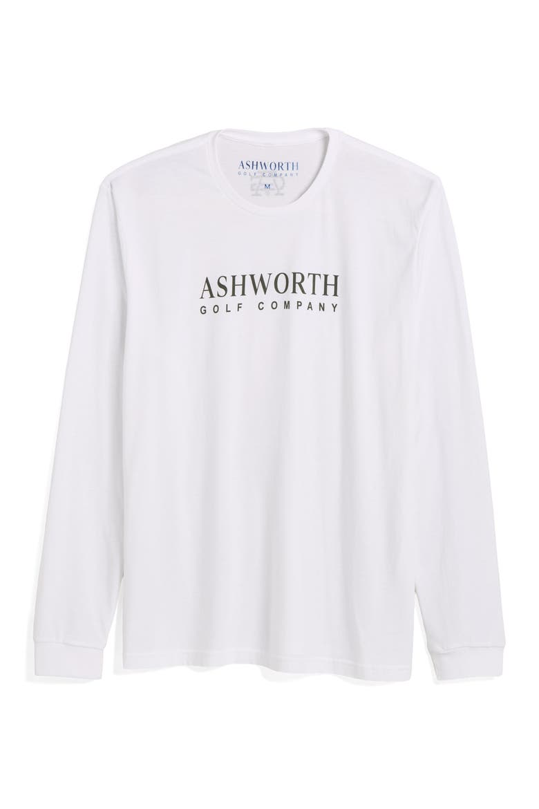 LS Ashworth Golfman Label Tee, Main, color, White