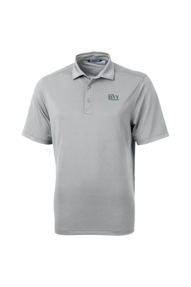 Men's Cutter & Buck  Gray Ivy League Virtue Eco Pique Recycled Polo, Alternate, color, Gray