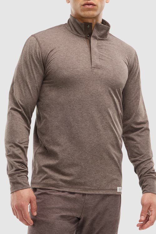 Peloton Dreamblend Snap Placket Pullover In Blue