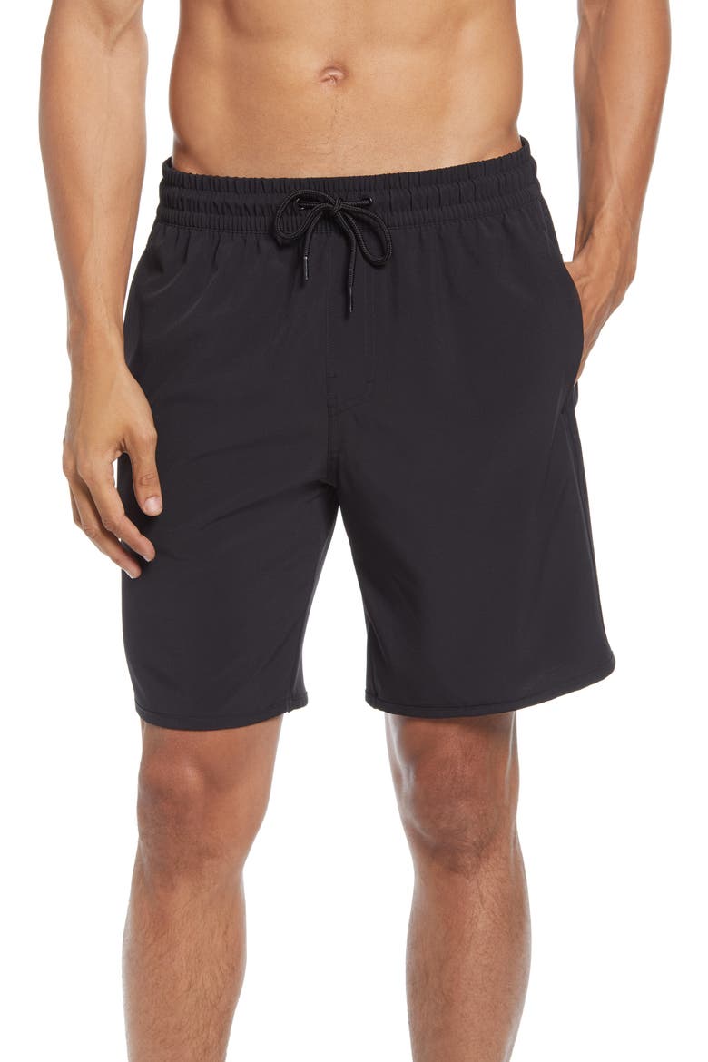 Bluffs Board Shorts, Main, color, BLACK