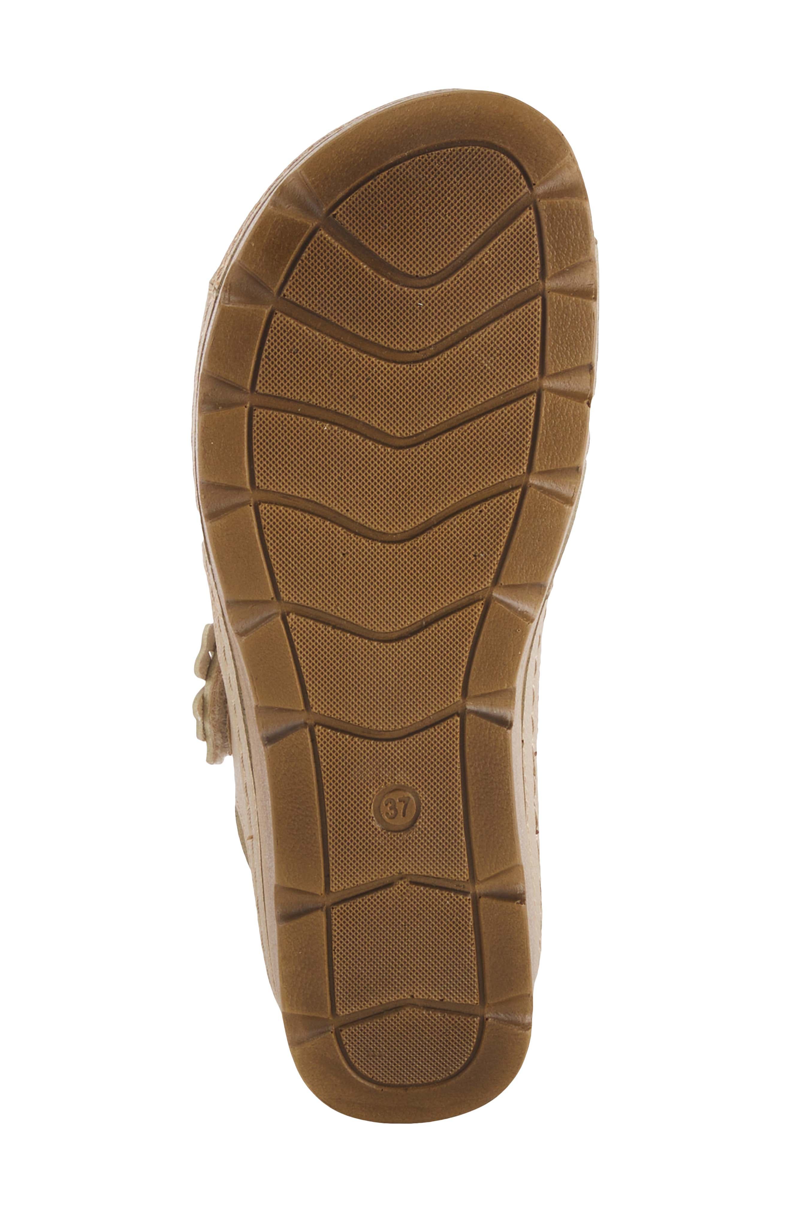 Flexus by Spring Step Poncia Slingback Wedge Sandal, Alternate, color, Gold