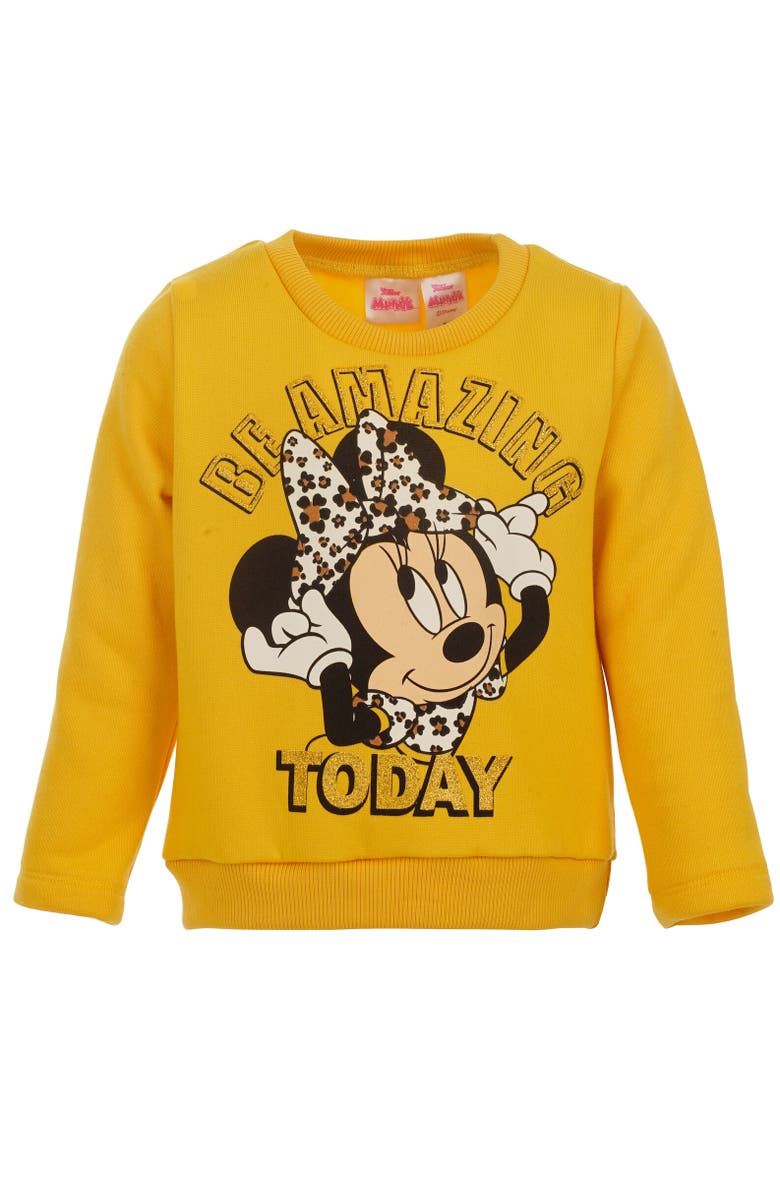 Disney Sweatshirt & Leggings Set, Alternate, color, Yellow