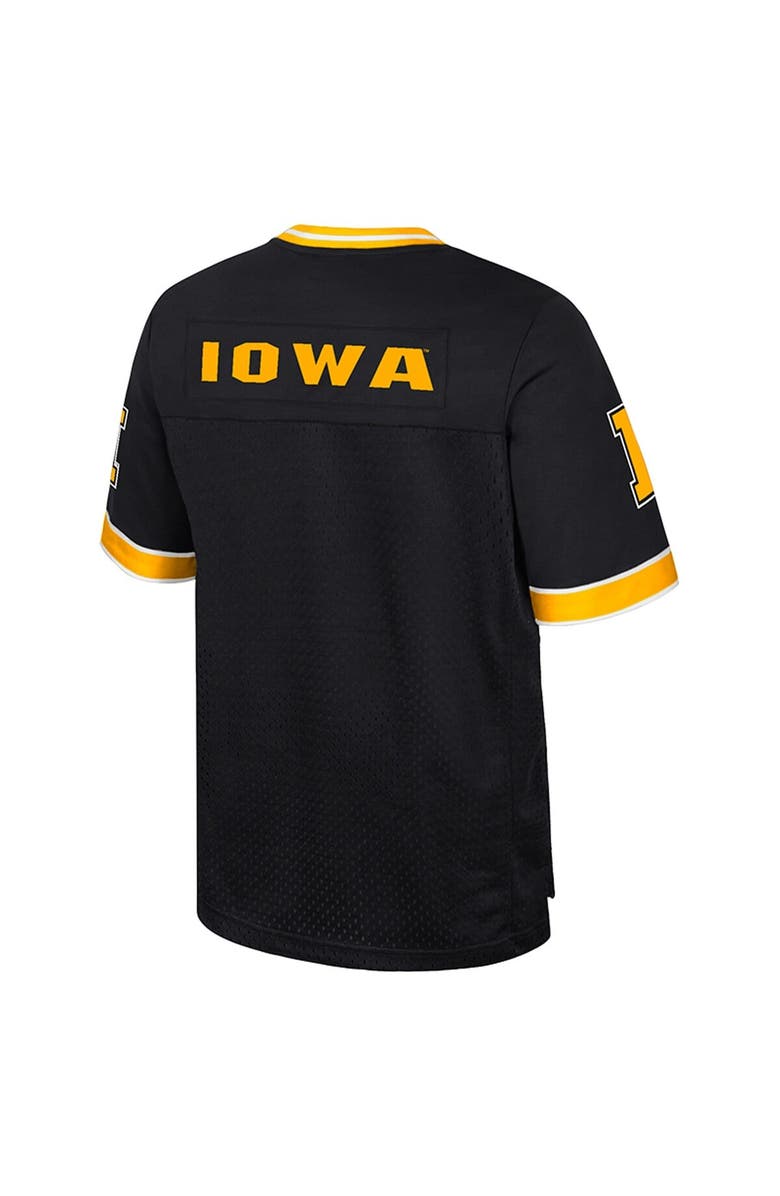 COLOSSEUM Men's Colosseum  Black Iowa Hawkeyes Nothing But The Hits Football Jersey, Alternate, color, Black
