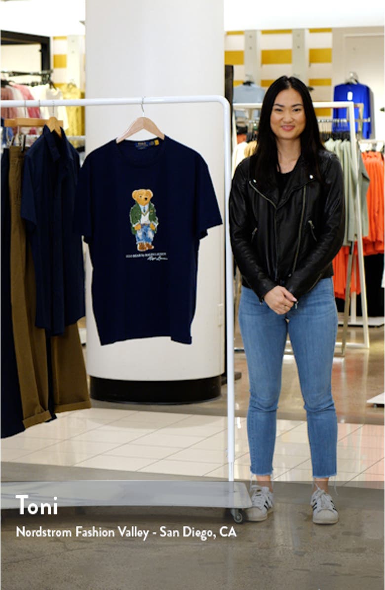 Polo Bear Cotton Graphic T-Shirt, sales video thumbnail