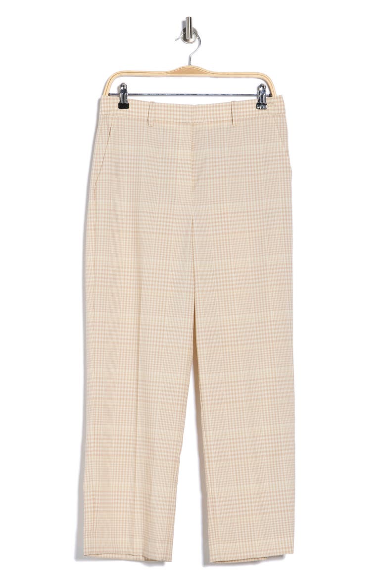 Roswell Plaid Crop Straight Leg Pants, Main, color, DESERT MULTI