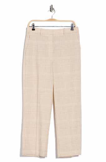 Roswell Plaid Crop Straight Leg Pants