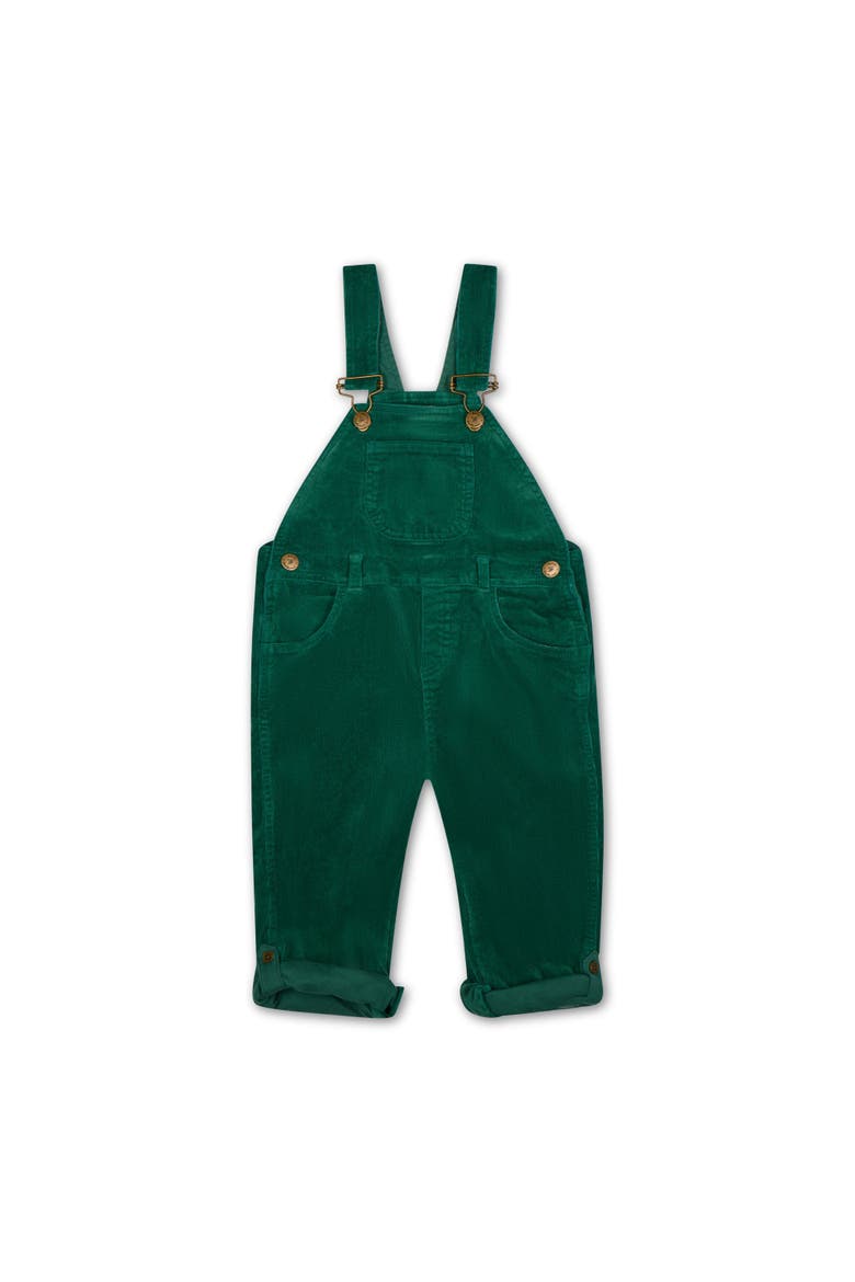 Corduroy Overalls, Main, color, Moss Green