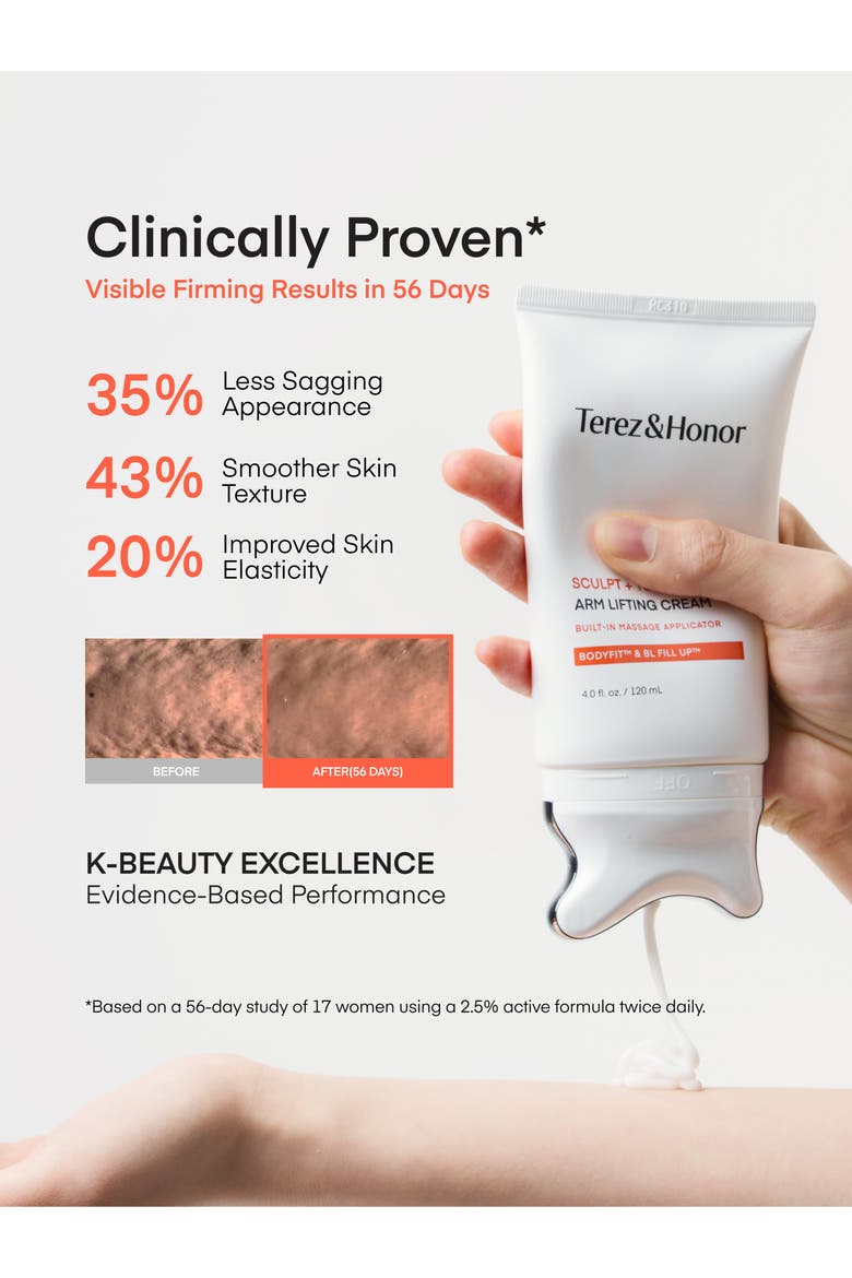 Sculpt + Tone Arm Cream, Alternate, color, No Color