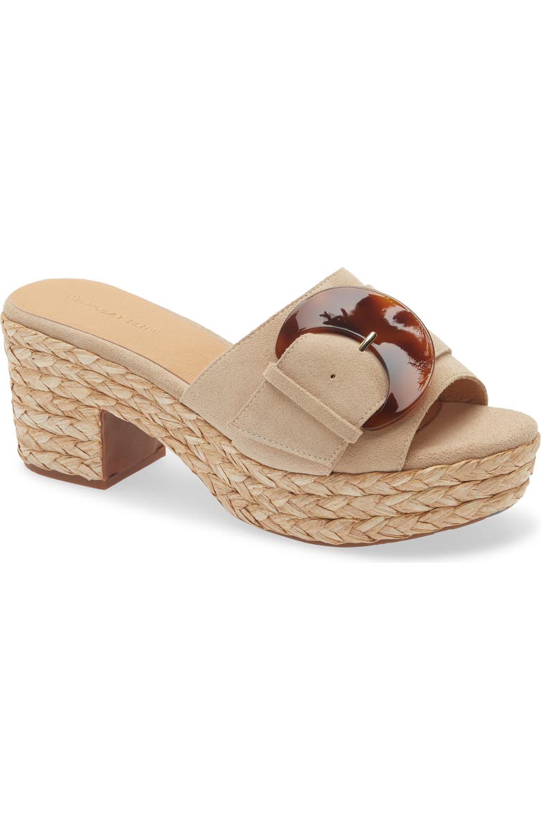 Chocolat Blu Garlyn Platform Sandal, Main, color, Latte Suede