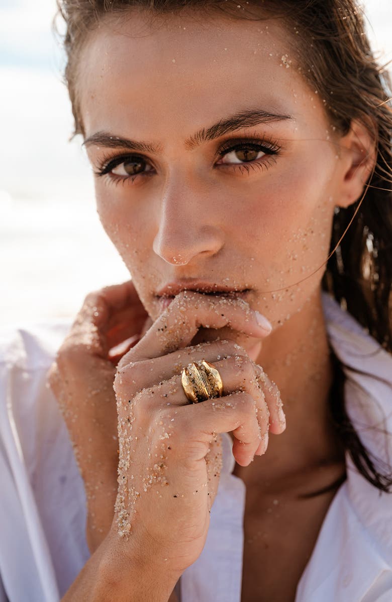 CHRISTINA CARUSO Triple Stack Ring, Alternate, color, 14K Gold