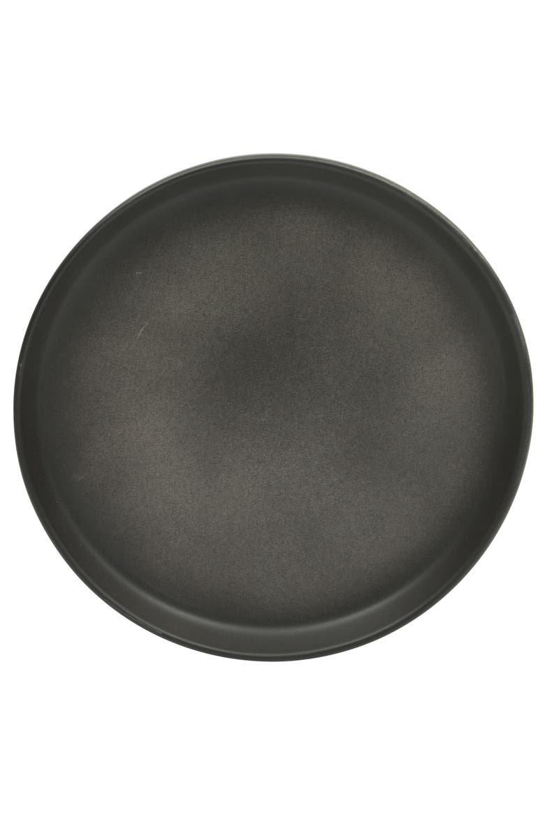 Pasco 12-Piece Reactive Glaze Stoneware Dinnerware Set, Alternate, color, Matte Black