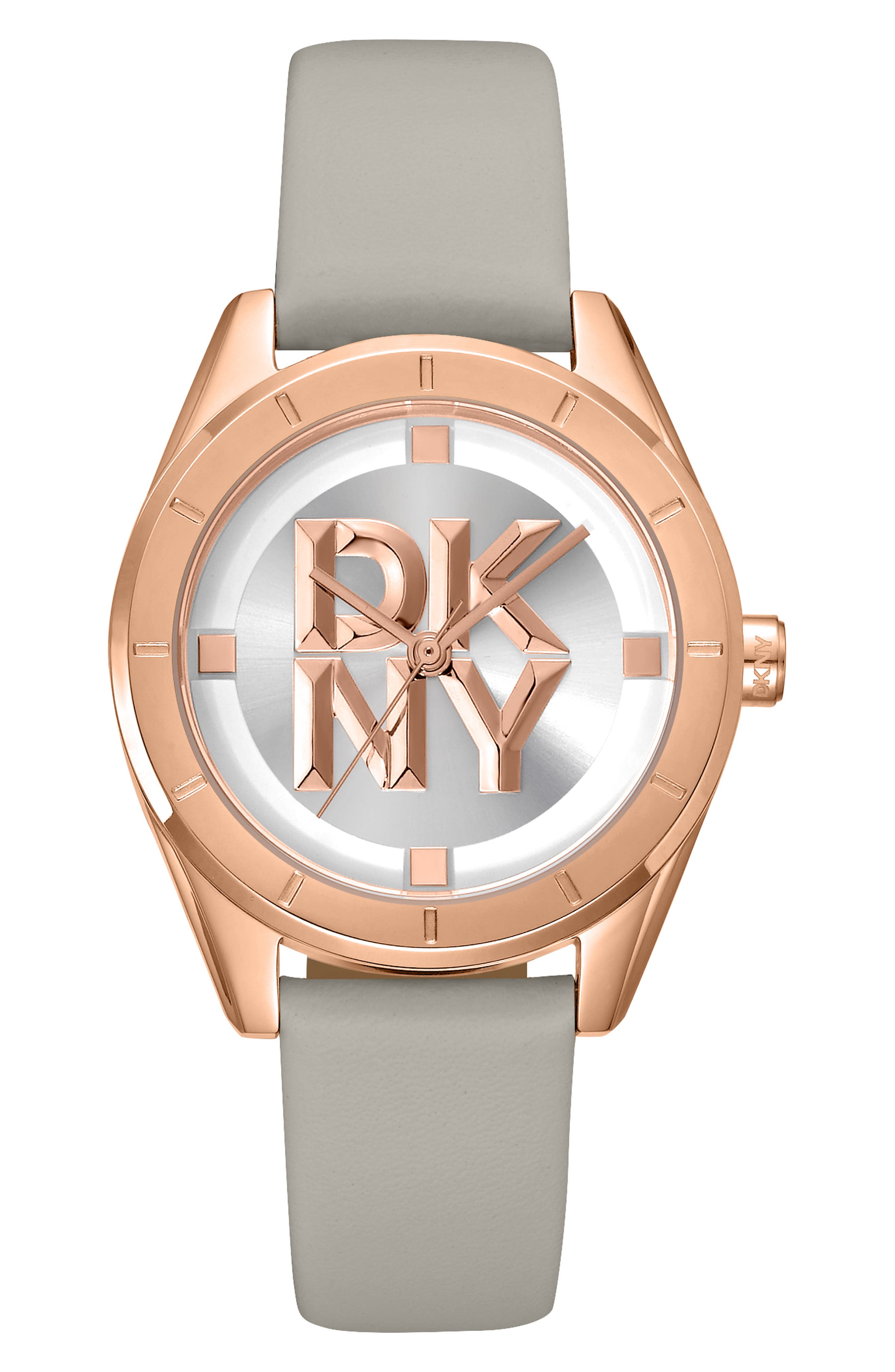 GEVRIL 316L Leather Strap Watch