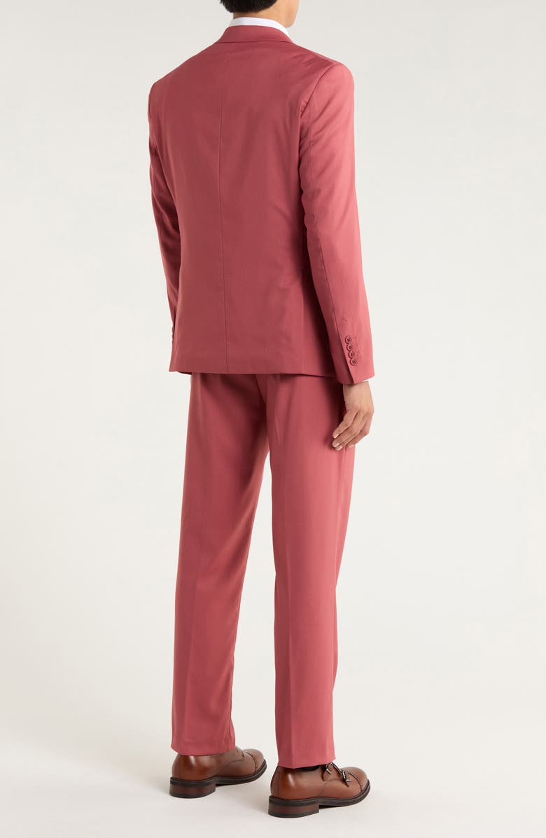 ZEGARIE Stretch 3-Piece Suit, Alternate, color, Coral