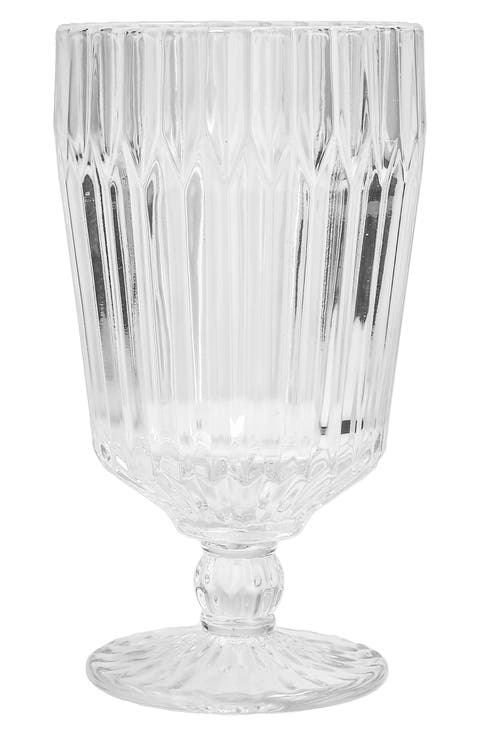 Archie Set of 6 Clear Goblets