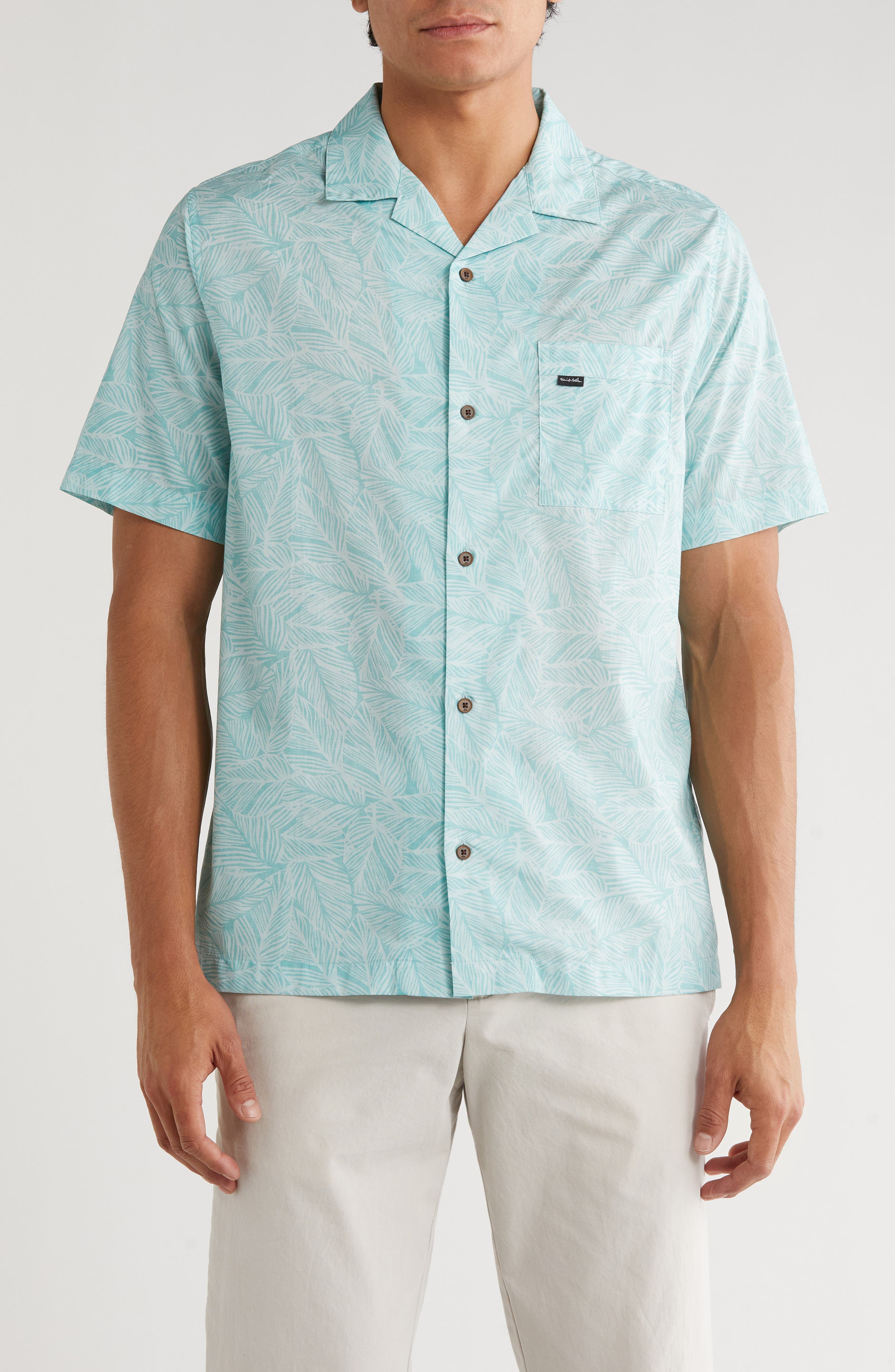 TravisMathew Afternoon Sun Woven Short Sleeve Shirt