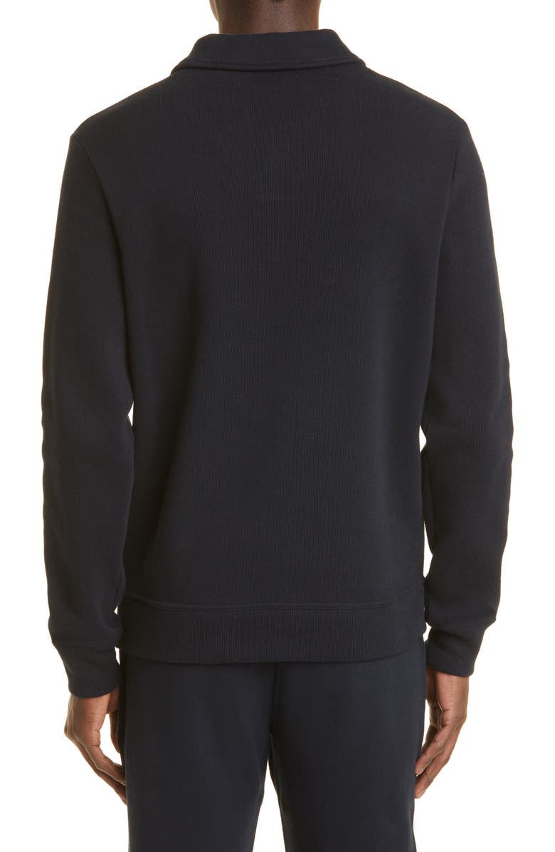 Loro Piana Horsey Long Sleeve Cotton Polo, Alternate, color,