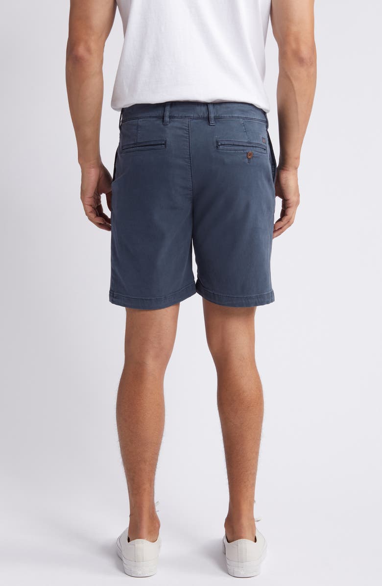 Faherty Coastline 8-Inch Chino Shorts, Alternate, color, Blue Nights