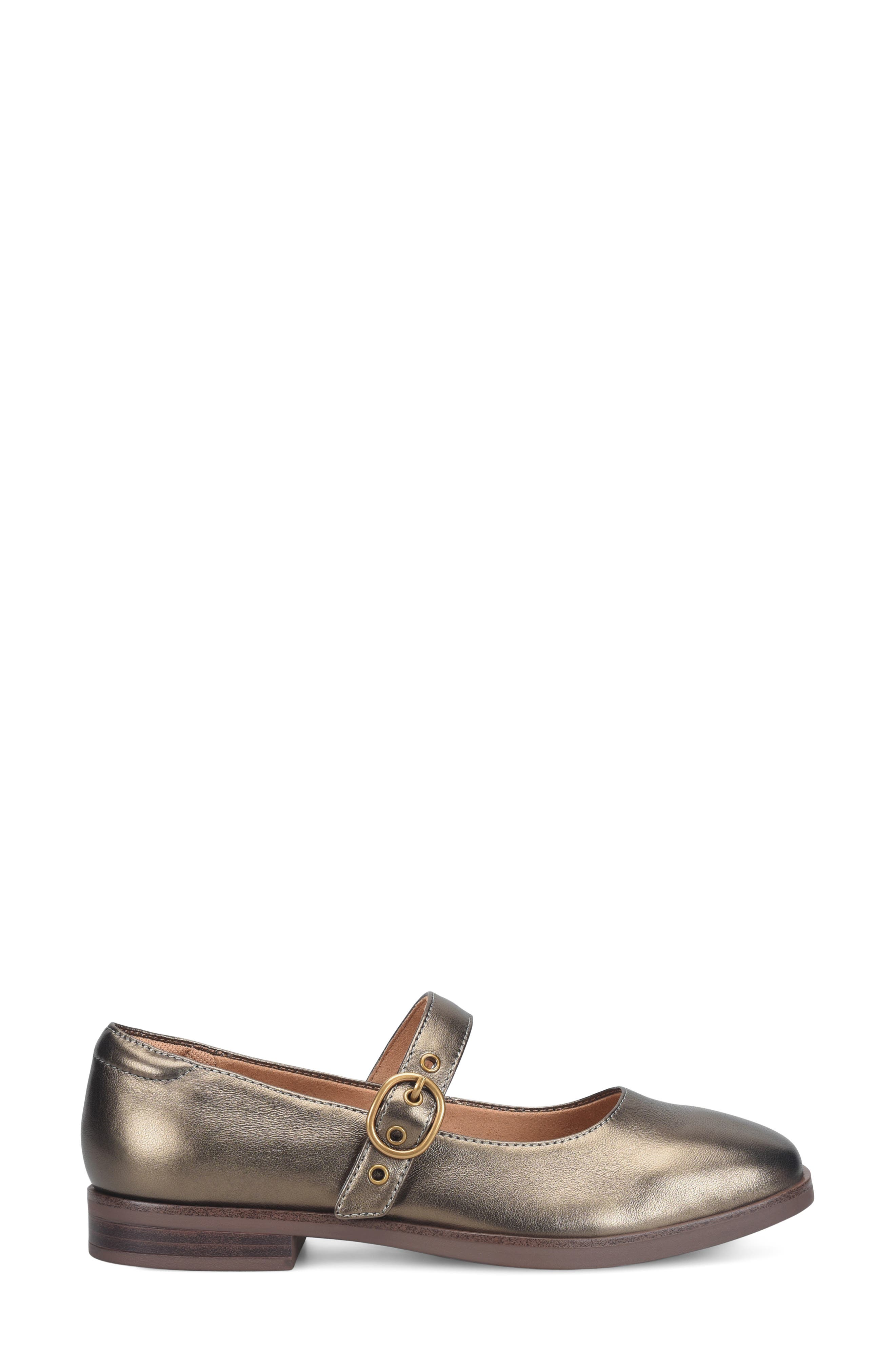 Brewer Mary Jane Flat, Alternate, color, TAUPE