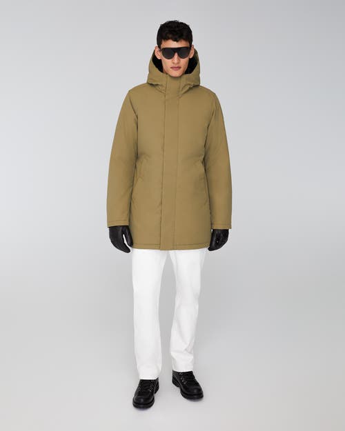 Quartz Co. Alban | Hooded Insulated Winter Jacket In Khaki