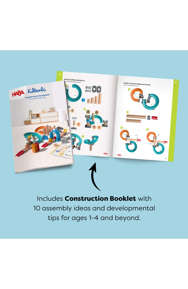 HABA Kullerbu Build & Go Creative Curves, Alternate, color, Multi