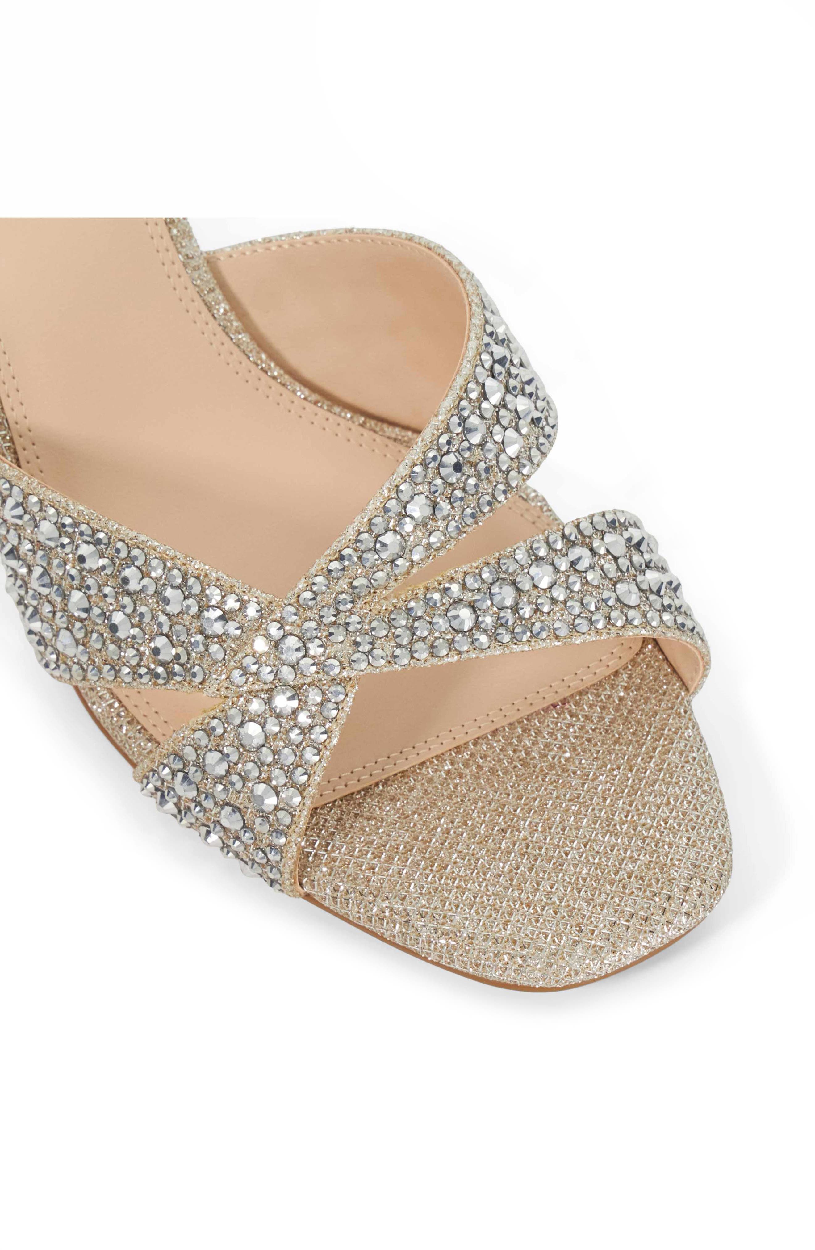 Dune London Monette Sandal, Alternate, color, Gold