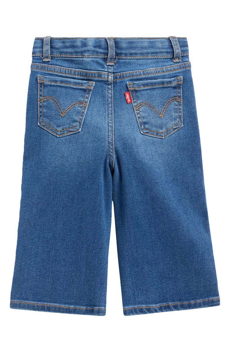 Levi's Logo Teddy Bear Top & Jeans Set, Alternate, color, Mellow Yellow