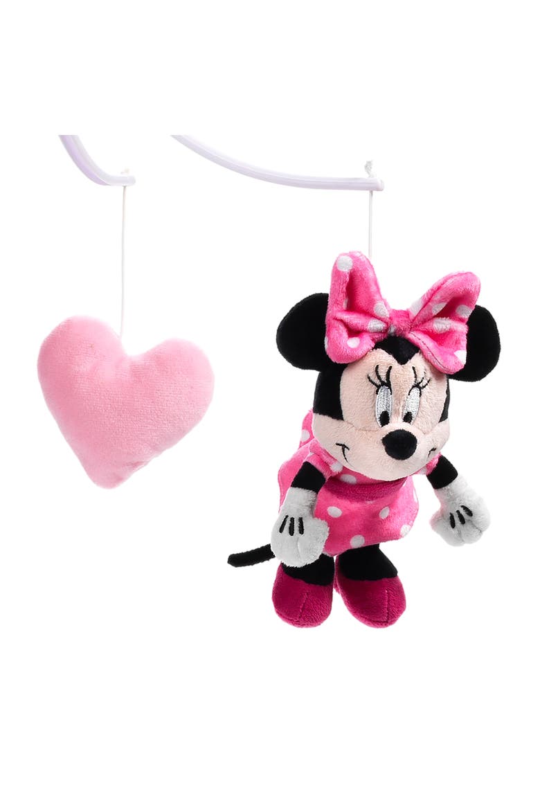 Disney Baby Minnie Mouse Love Musical Baby Crib Mobile Soother, Alternate, color, Multicolor