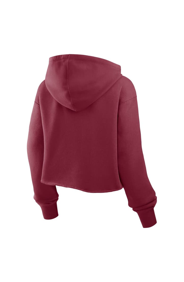 FANATICS Women's Fanatics Burgundy Washington Commanders Oversized Hometown Heritage Cropped Hoodie, Alternate, color, Burgundy