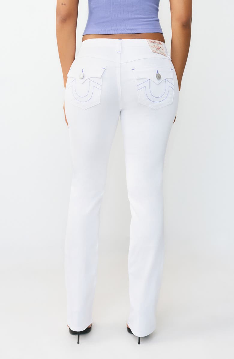 True Religion Billie Straight Leg Jeans, Alternate, color, Optic White