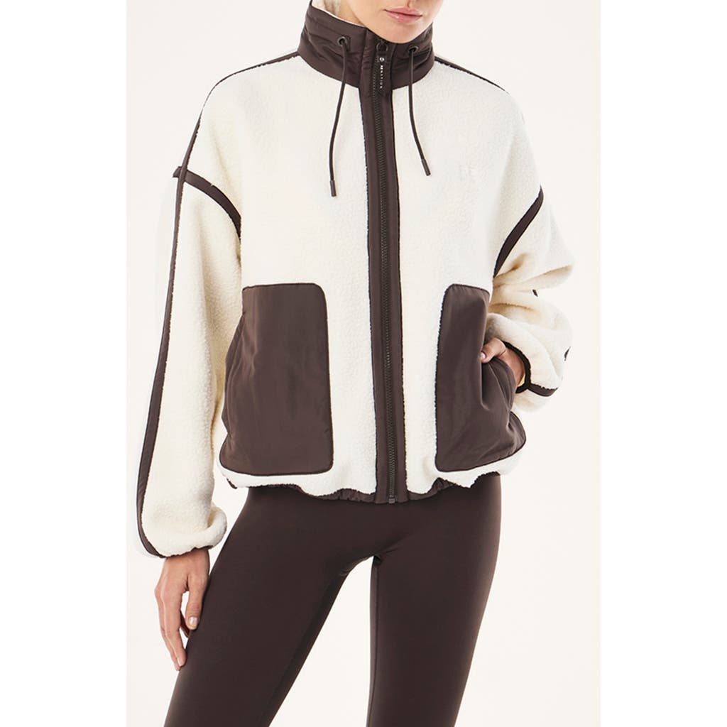 P.e Nation Lennon Jacket In Whisper White/coffee