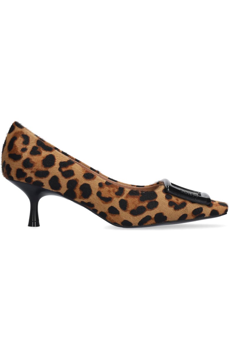 Bibi Lou Poznan Genuine Calf Hair Buckle Pump, Alternate, color, Leopard Print Calf Hair