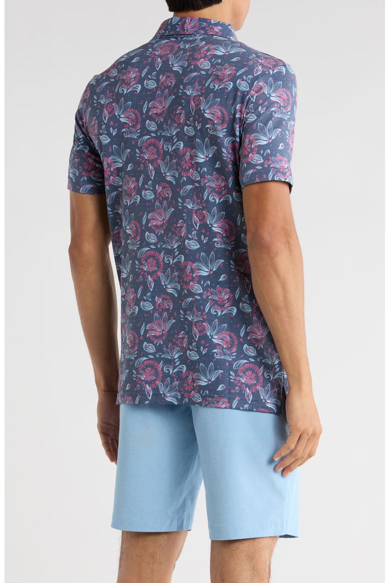 Featherweight Flouri Polo, Alternate, color, MOOD INDIGO/ VINTAGE