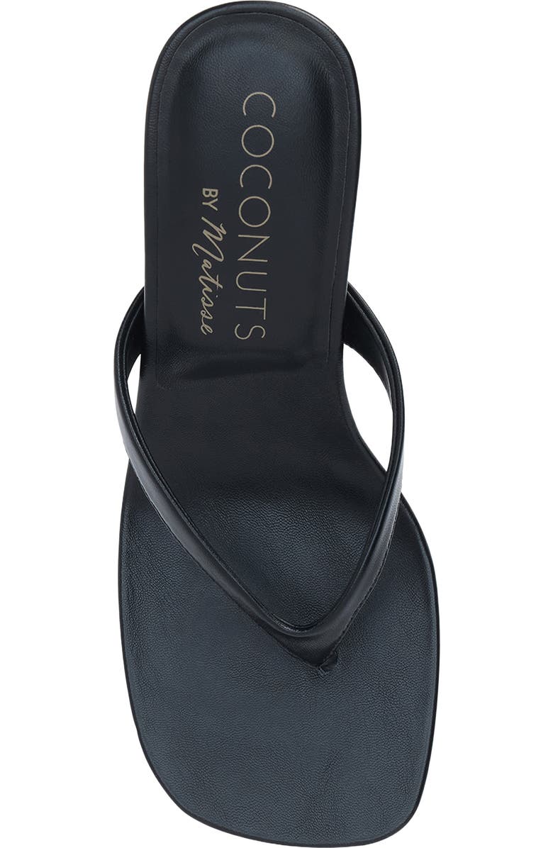 Coconuts by Matisse Murphy Wedge Sandal, Alternate, color, Black