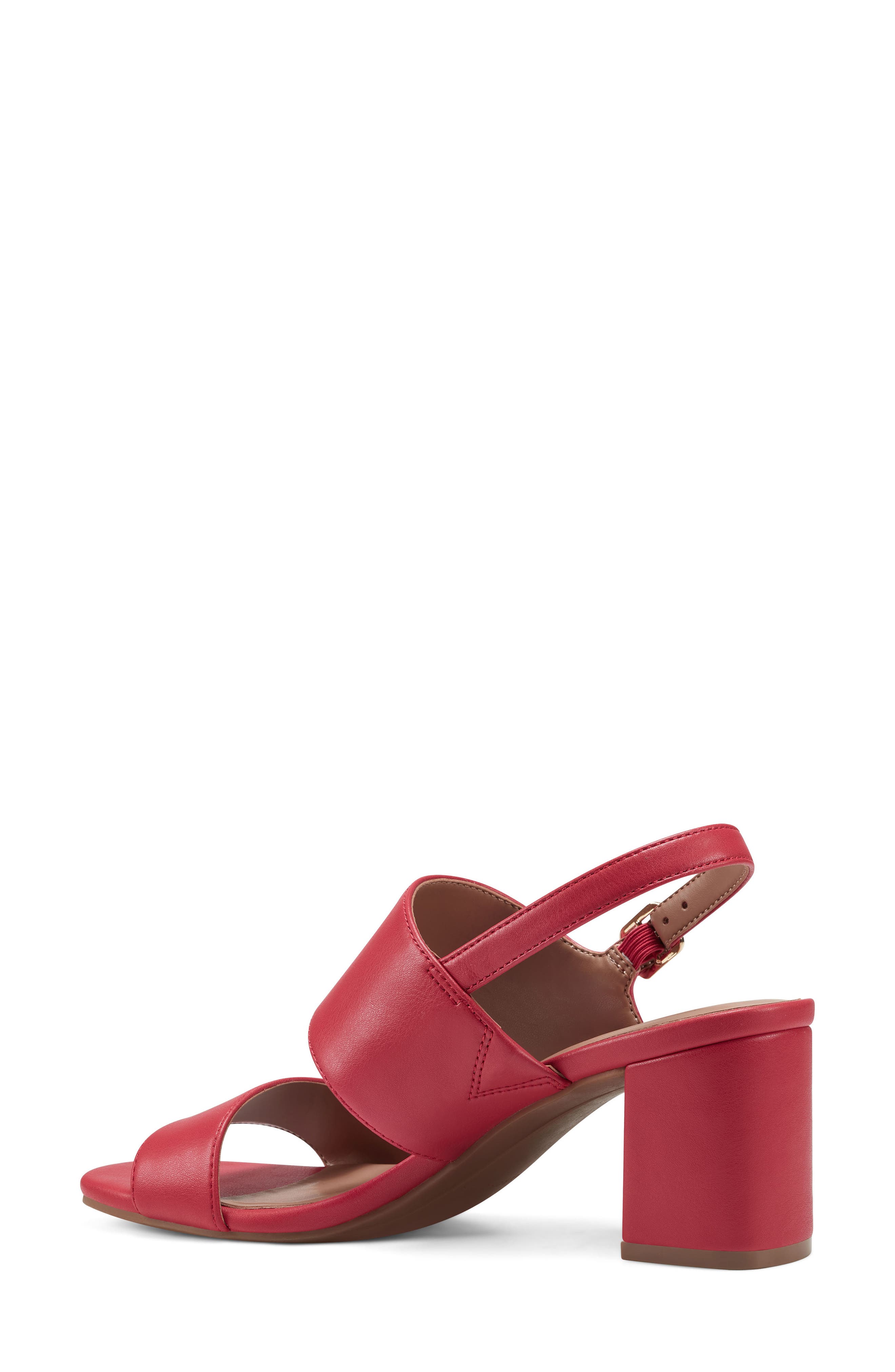 Emmex Block Heel Slingback Sandal, Alternate, color, RED