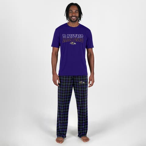 Men's Concepts Sport Purple Baltimore Ravens Highland Sleep Set
